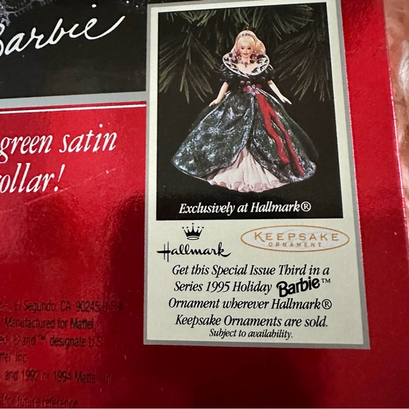 1995 Vintage NIB Happy Holidays Limited Edition Barbie - Picture 10 of 12